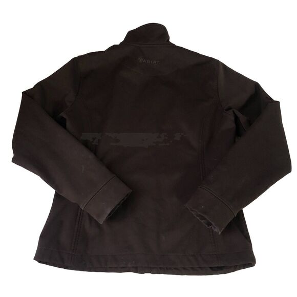 Ariat Women’s Soft Shell Jacket Embroidered Brown Size Medium - Picture 2 of 16